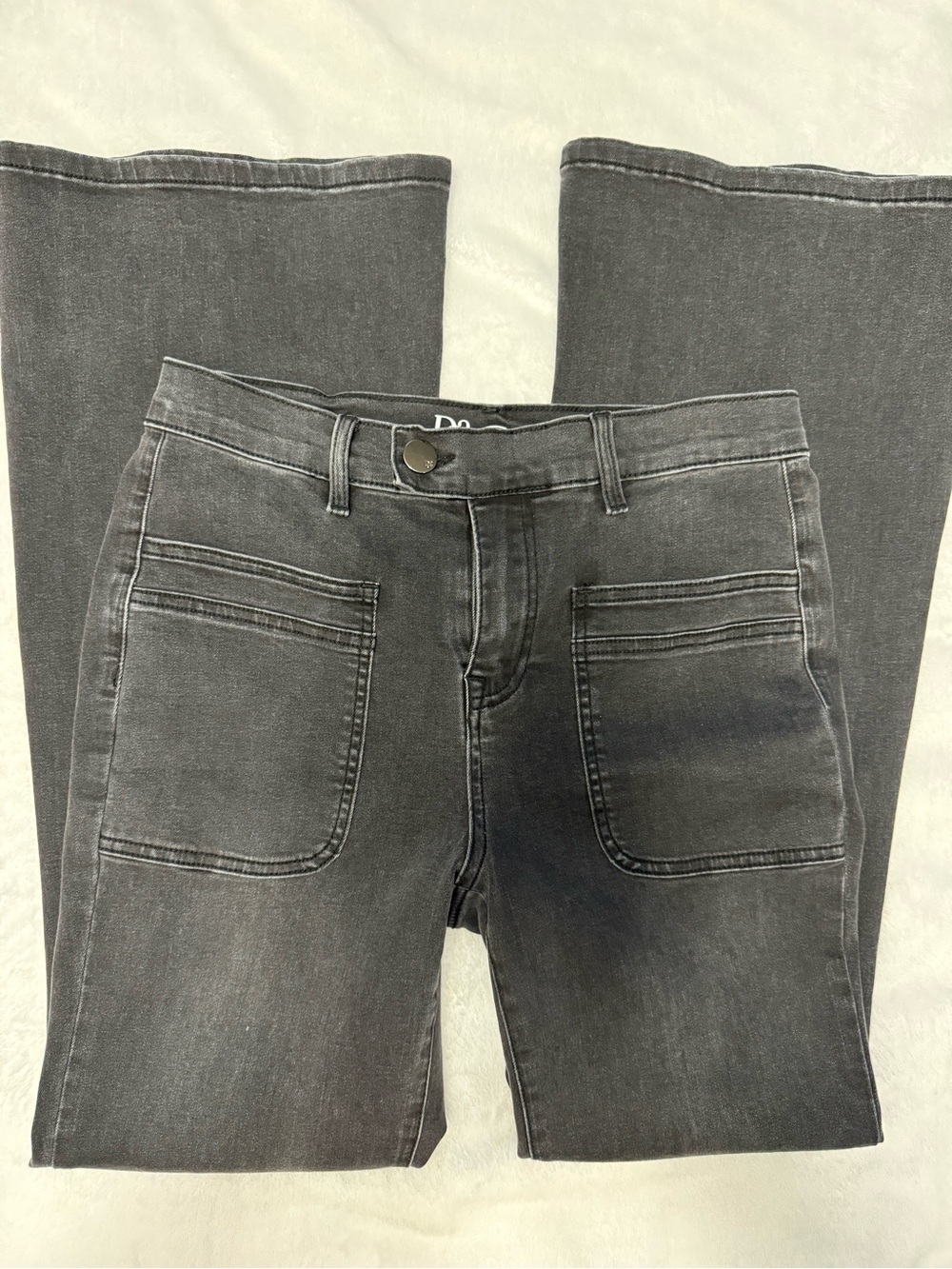 DG2 Black Wash Flare Jeans Size 6 Y2K‎